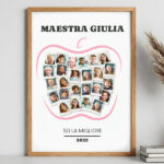 Miniatura di Poster Mela per Insegnanti con Foto Polaroid personalizzate