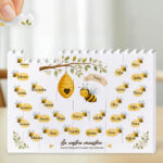 Miniatura di Puzzle di Blocchi con Apine e Nomi Personalizzati