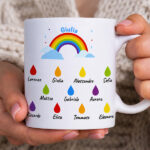 Miniatura di Tazza Pioggia con Nomi personalizzata