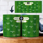 Miniatura di Tazza Campo da Calcio con Nomi personalizzata