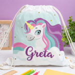 Miniatura di Set Scuola per Bambini Unicorno Personalizzato