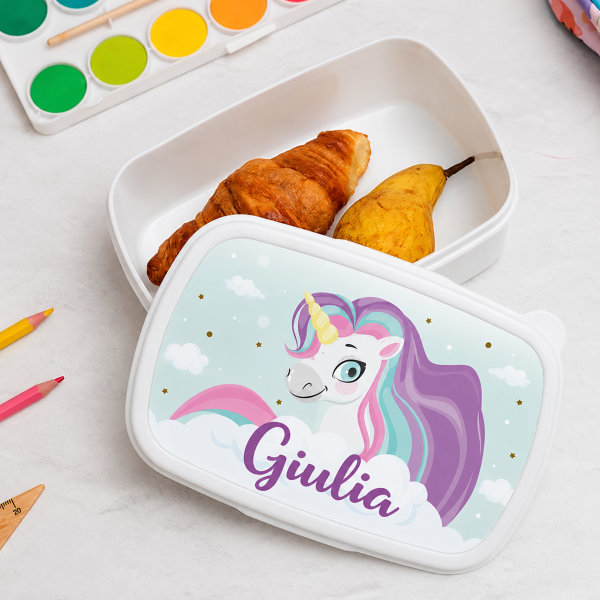 Set Scuola per Bambini Unicorno Personalizzato
