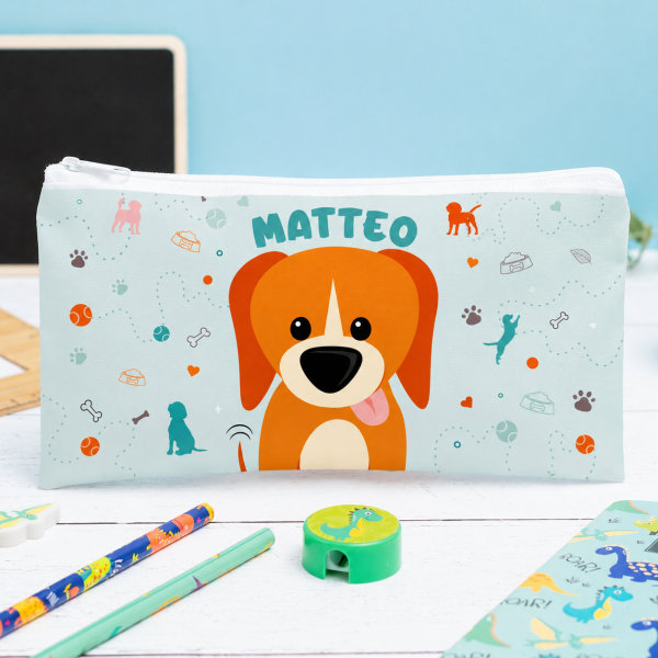 Astuccio per Bambini Animali Colorati Personalizzato