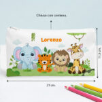 Miniatura di Astuccio per Bambini Animali della Giungla Personalizzato