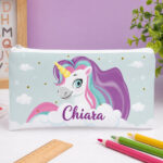 Miniatura di Astuccio per Bambini Unicorni Colorati Personalizzato