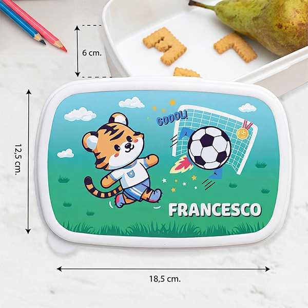 Portapranzo per Bambini a Tema Calcio personalizzato