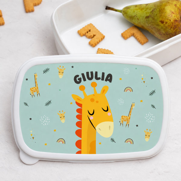Portapranzo per Bambini Animali Colorati Personalizzato