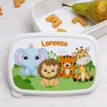 Miniatura di Set Scuola per Bambini Animali della Giungla Personalizzato