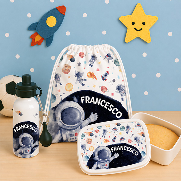 Set Scuola per Bambini Astronauta Personalizzato