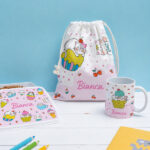 Miniatura di Tazza Infrangibile per Bambini Gattini con Nome Personalizzata