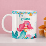 Miniatura di Tazza Infrangibile per Bambini Sirenetta con Nome Personalizzata