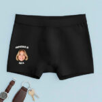 Miniatura de Boxers “Propriedade da Tua Pessoa Especial” com Foto e Nome Personalizados