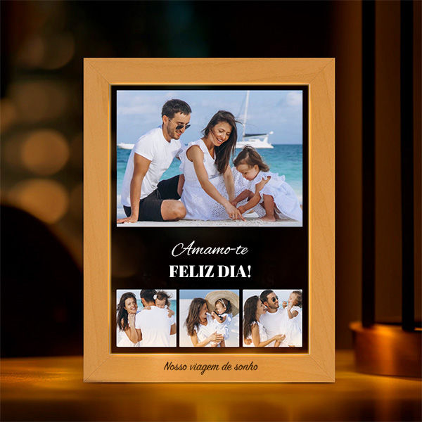 Candeeiro Retratos personalizado