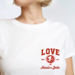 Miniatura de T-shirt Cupido com Nomes personalizada