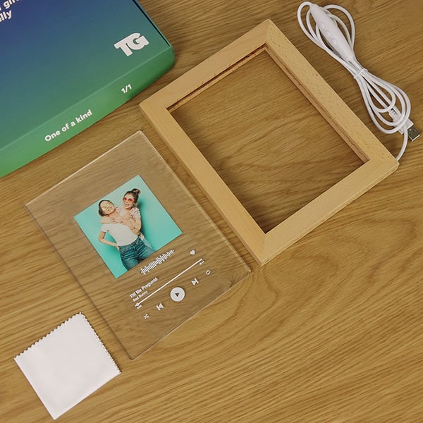 Candeeiro Spotify personalizado