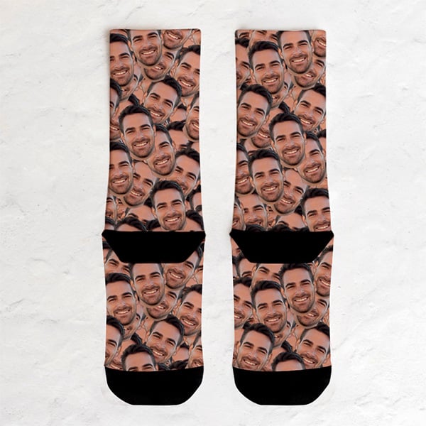 Meias personalizadas com fotografia