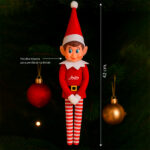 Miniatura de Boneco Elfo Decorativo de Natal com Certificado de Adoção e Nome personalizado