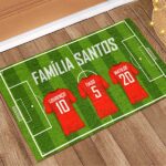 Miniatura de Capacho Equipa de Futebol Família personalizado