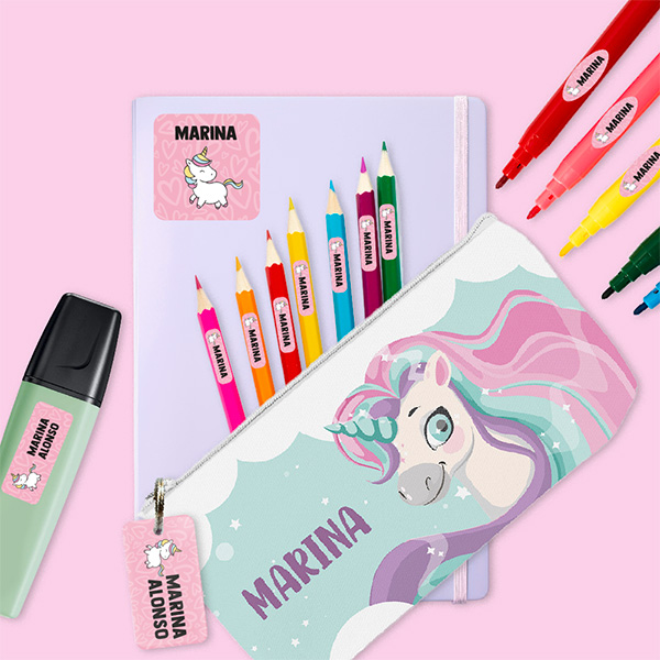 Etiquetas Autocolantes Infantis para Objetos Personalizadas