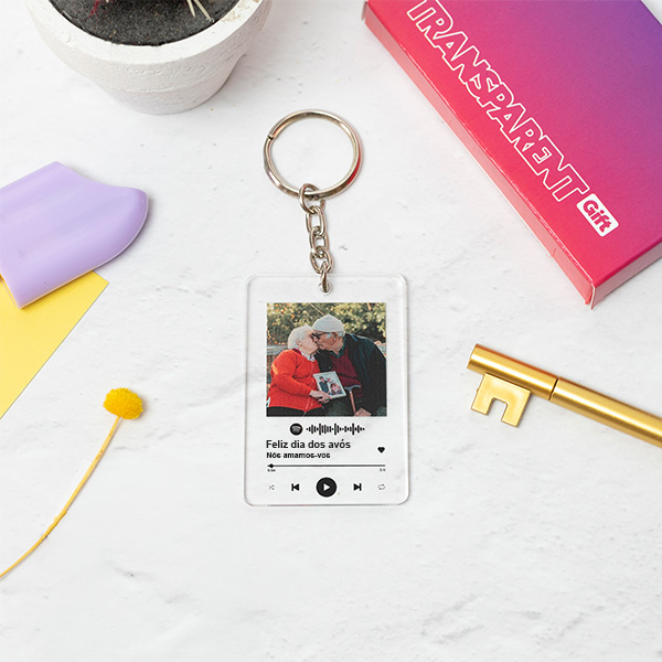 Porta-chaves Spotify personalizado