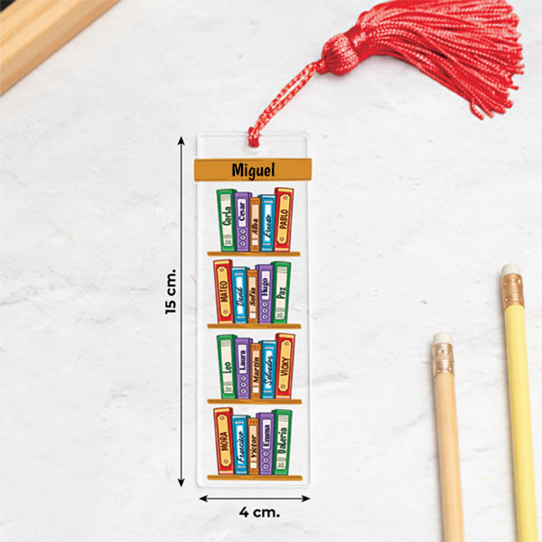 Marcador de Livros com Nome Personalizado