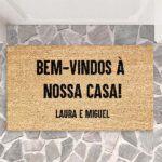 Miniatura de Capacho personalizado com textos e foto