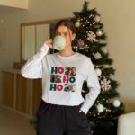 Miniatura de Pijama HO HO HO com Três Fotografias personalizado