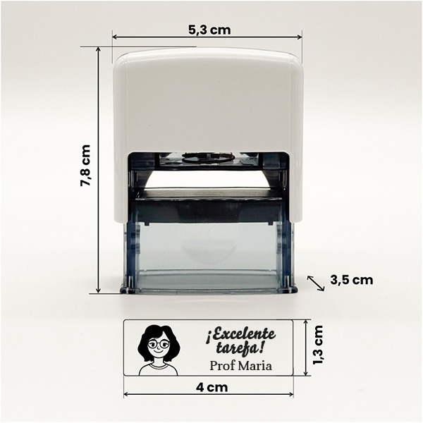 Carimbo personalizado para Professores com Desenho e Nome