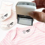 Miniatura de Carimbo Infantil para Roupa com Nome e Desenho Personalizado