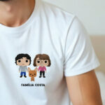 Miniatura de Pijama Funkos Verão ou Inverno com Texto Personalizado