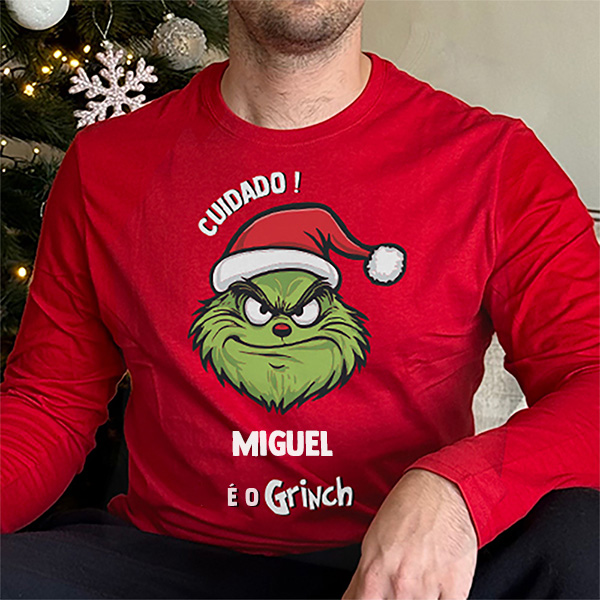 Pijama O Grinch com Nome personalizado