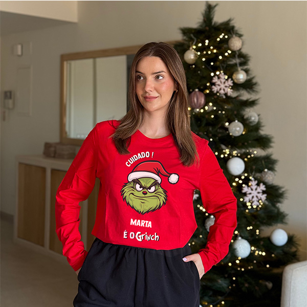 Pijama O Grinch com Nome personalizado