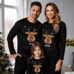 Miniatura de Pijama Renas com Nomes personalizado