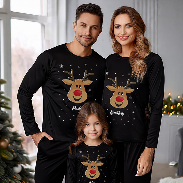 Pijama Renas com Nomes personalizado