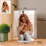 Miniatura de Placa ou Lâmpada com a Sua Foto personalizada