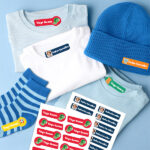 Miniatura de Etiquetas Têxteis Termoaderentes Infantis para Roupa personalizadas