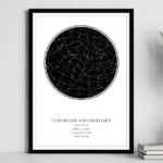 Póster Mapa Estelar personalizado Miniatura de Póster Mapa Estelar personalizado