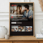 Miniatura de Póster Design Netflix com Nomes e Texto personalizados