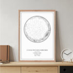 Miniatura de Póster Mapa Estelar personalizado