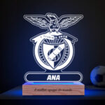 Miniatura de Lâmpada Escudo Benfica personalizada