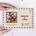 Miniatura de Caixa de Doces Postal personalizada com Foto e Textos