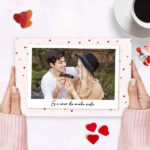 Miniatura de Caixa de Doces Polaroid Corações personalizada com Foto e Texto