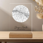 Miniatura de Placa Mapa Estelar personalizada