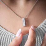 Miniatura de Colar Bloco com Texto personalizado