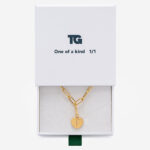 Miniatura de Pulseira de Senhora com Pendentes de Coração personalizados