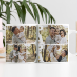 Miniatura de Caneca Papá com 4 Fotos personalizada