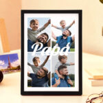 Miniatura de Candeeiro Papá com Colagem 4 Fotos personalizada