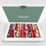 Miniatura de Caixa de Doces Papá Colorida personalizada