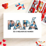 Miniatura de Caja de Doces Papá com Fotos personalizada