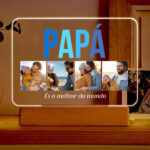 Miniatura de Candeeiro Papá multicolor personalizada